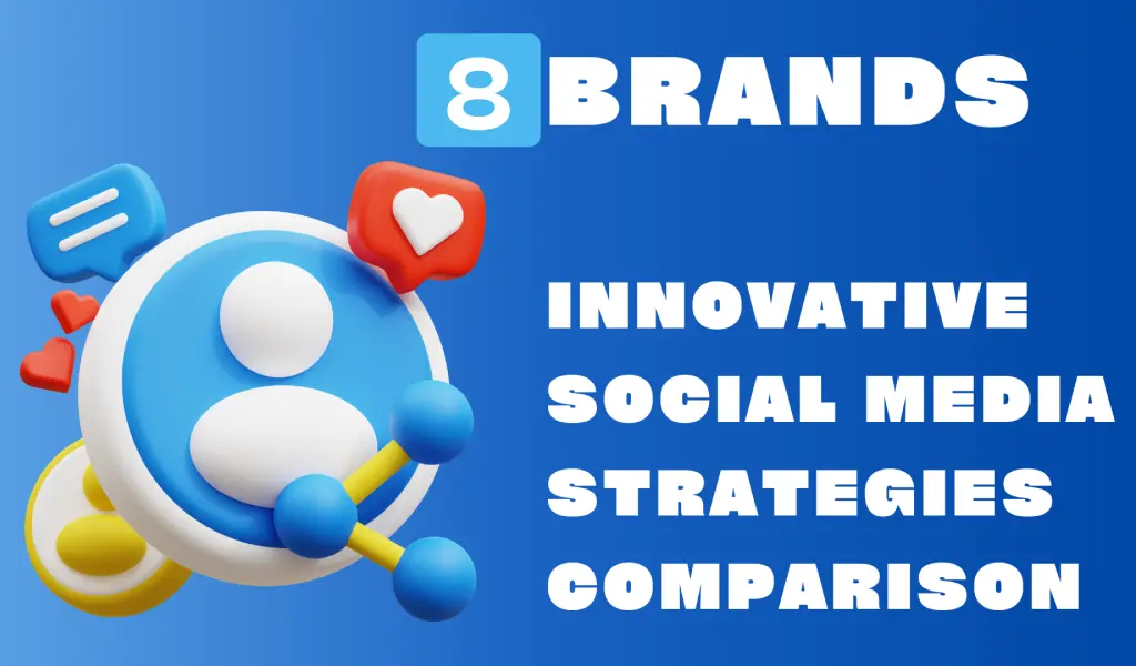 8 Brands Innovative Social Media Strategies Comparison